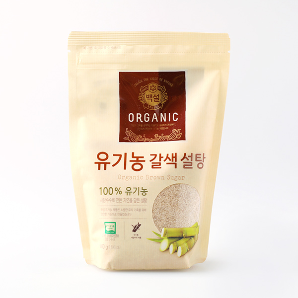 백설 유기농 갈색설탕 400g