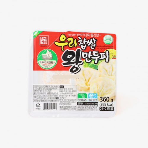 우리찹쌀 왕만두피 360g