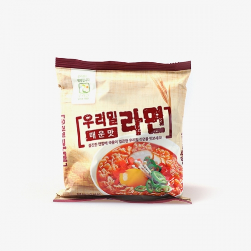 우리밀 라면 매운맛 115g