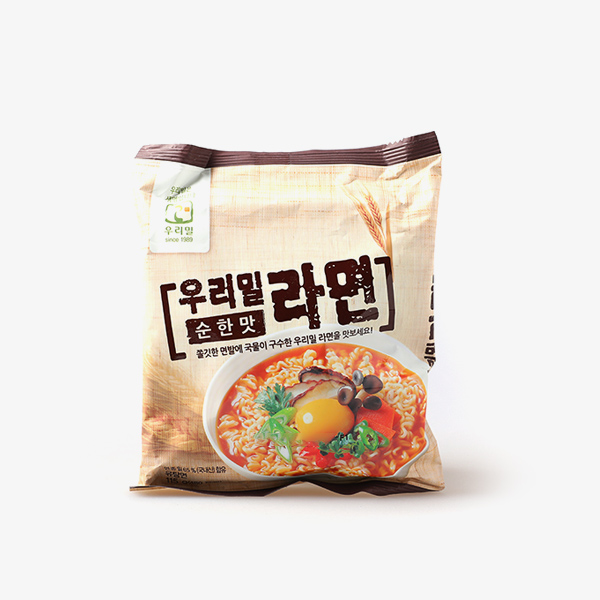 우리밀 라면 순한맛 115g