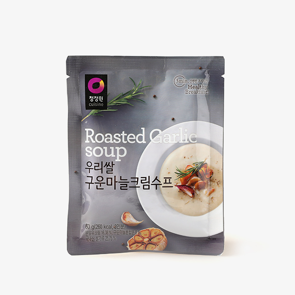 청정원 우리쌀 구운마늘 크림수프 60g