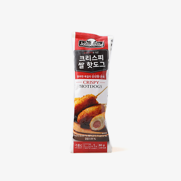 쟌슨빌 크리스피쌀핫도그 80g