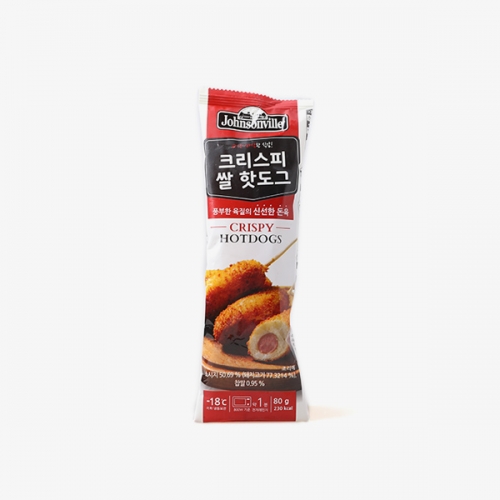 쟌슨빌 크리스피쌀핫도그 80g