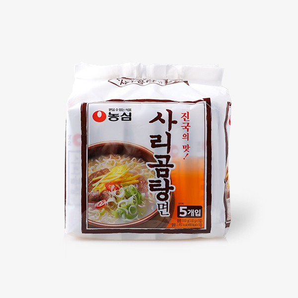 농심 사리곰탕면 550g