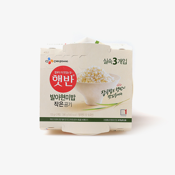 햇반 발아현미밥 작은공기 390g