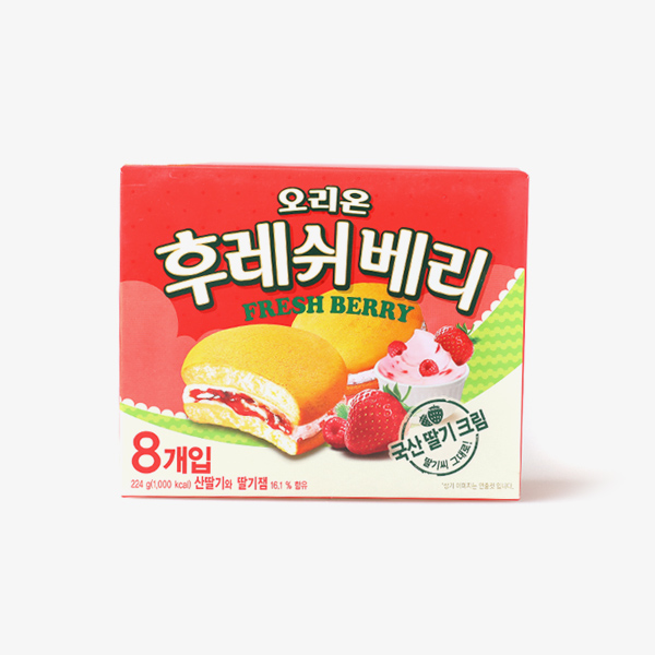 오리온 후레쉬베리 224g