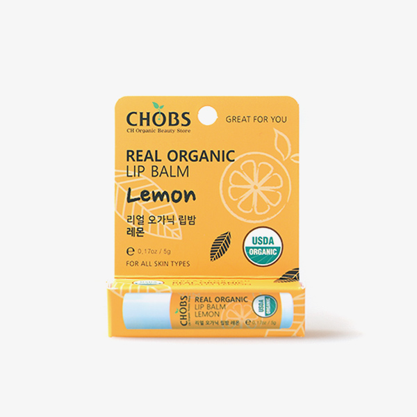 찹스 유기농 립밤 레몬 5g