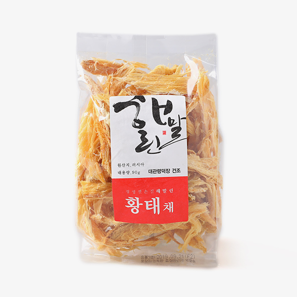 해말린 황태채 90g