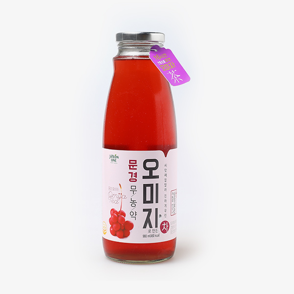 문경 무농약 오미자로 만든차 980ml