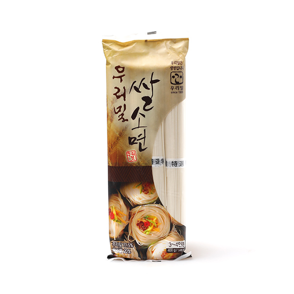 우리밀 쌀 소면 400g