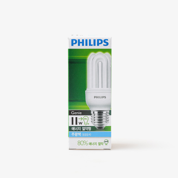 필립스 에너지절약형램프11W 주광색