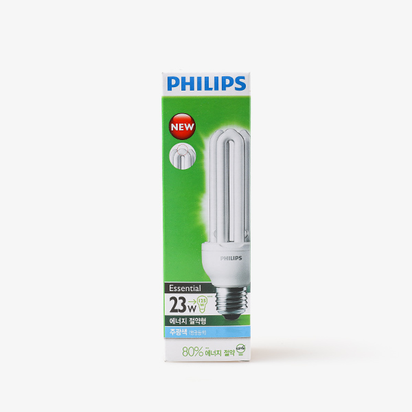 필립스 에너지절약형램프23W 주광색