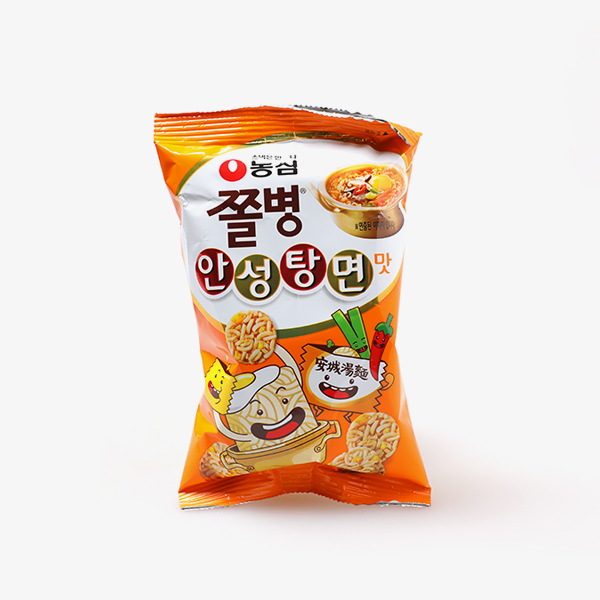 농심 쫄병스낵 안성탕면 맛 77g