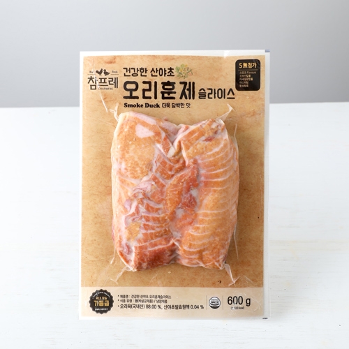 산야초 오리훈제 슬라이스 600g