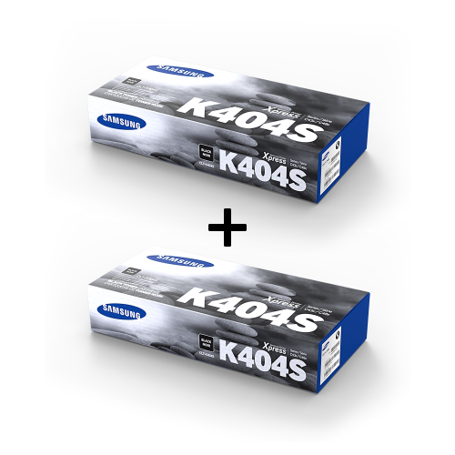 [포인트10%적립] 삼성 정품 컬러 레이저프린터 토너 검정 1+1 (1,500매+1,500매) CLT-K404S