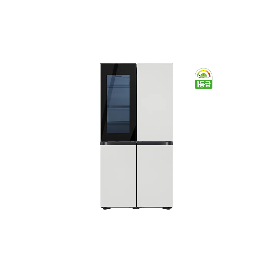 삼성전자 비스포크 냉장고 4도어 847L (빅아이스/위스키볼, 이온살균) RF85DB9481AP