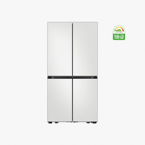 삼성전자 BESPOKE 냉장고 4도어 키친핏 597 L (빅아이스/위스키볼, UV탈취) RF60DB9K41AP