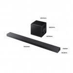 삼성 2025 OLED SF95 163cm + 3.1.2ch 사운드바 QS700F 세트 KQ65SF95-S 스탠드형