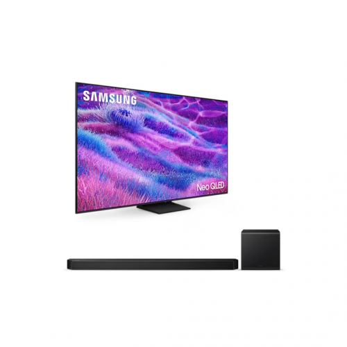 삼성 2025 Neo QLED QNF80 214cm 스탠드형 + 5.1.2ch 사운드바 Q800F 세트 KQ85QNF80-8