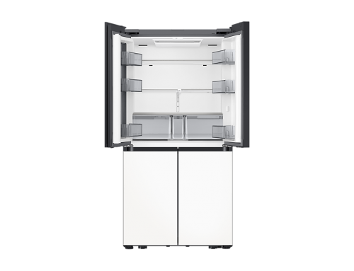 삼성 2025 BESPOKE AI 하이브리드 4도어 키친핏 Max 633L RM70F64M2X 새틴화이트 푸드쇼케이스