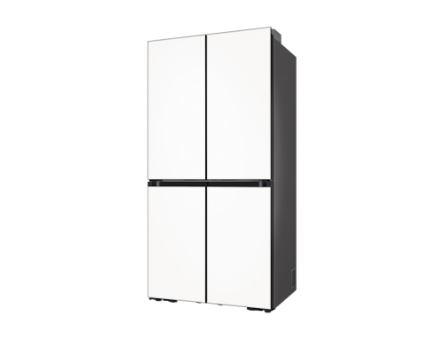 삼성 2025 BESPOKE AI 하이브리드 4도어 키친핏 Max 633L RM70F64M2X 새틴화이트 푸드쇼케이스