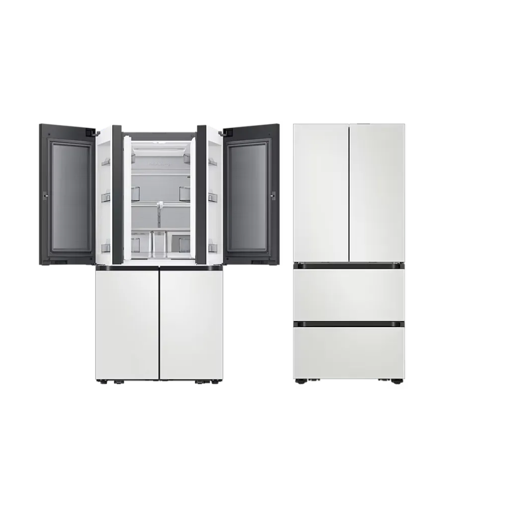 Bespoke AI 하이브리드 4도어 889L (오토오픈도어) RM80F91K1A + Bespoke AI 김치플러스 4도어 490L (메탈쿨링 선반) RK80F49E1A