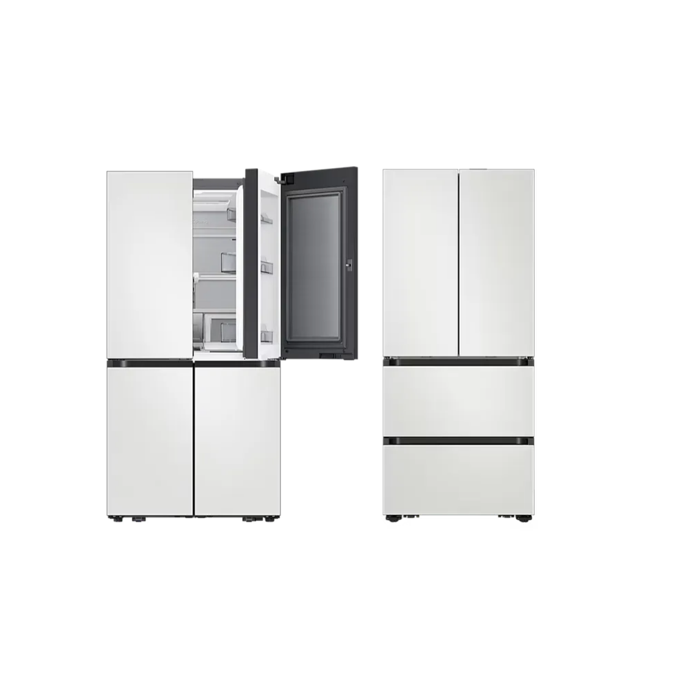 Bespoke AI 하이브리드 4도어 875L (오토오픈도어) RM80F91L1A + Bespoke AI 김치플러스 4도어 490L (메탈쿨링 선반) RK80F49E1A