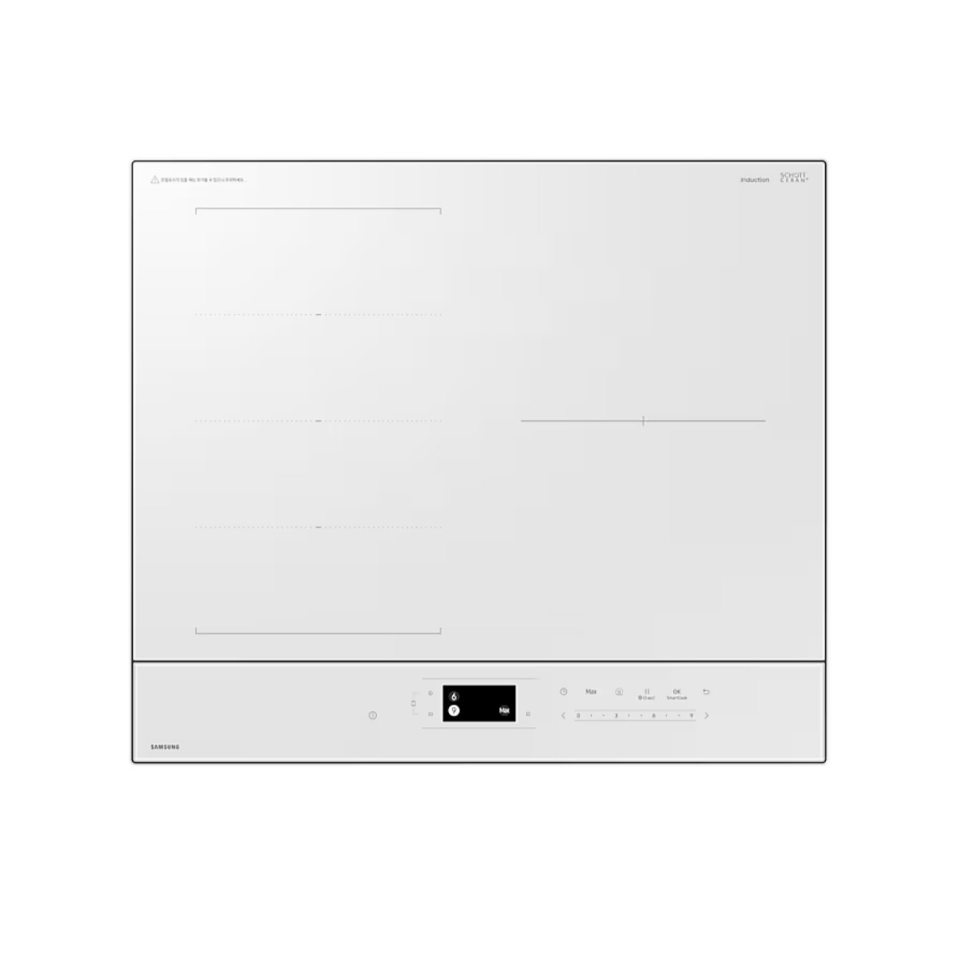 삼성 BESPOKE AI 인덕션 (플렉스존) 글램화이트 NZ63DB657CAWS