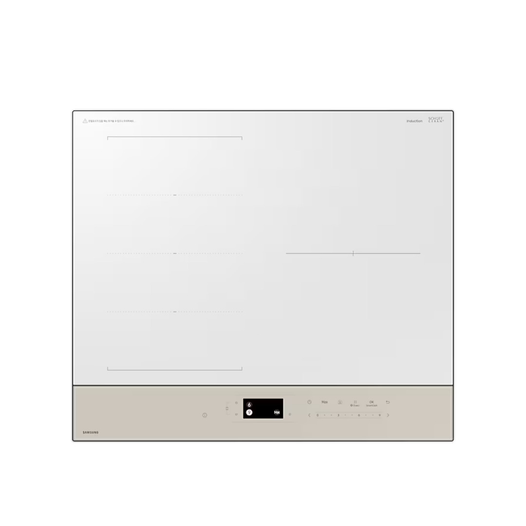 삼성 비스포크 AI 인덕션 (플렉스존) 글램베이지 NZ63DB657CABS