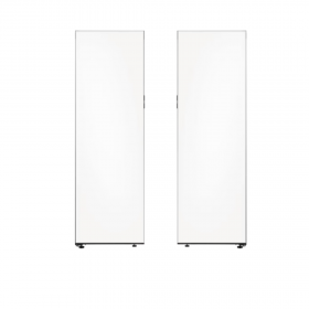 삼성 비스포크 냉동고 1도어 키친핏 347L (우열림, 쉬머바이올렛) RZ34C7855AP + 냉장고 1도어 키친핏 409L (좌열림, 새틴화이트) RR40C7985AP [진열상품]