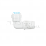 나사형 L피팅(1/4인치 호스연결용)