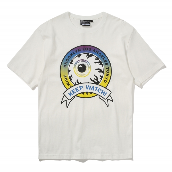 CIRCLE KEEP WATCH TEE WH (BASIC FIT)