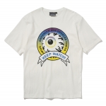 CIRCLE KEEP WATCH TEE WH (BASIC FIT)