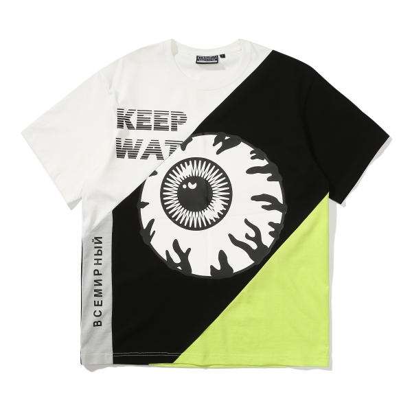 3-TONE KEEP WATCH TEE GR (LOOSE FIT)