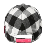 PLAID K.W STRAPBACK CAP