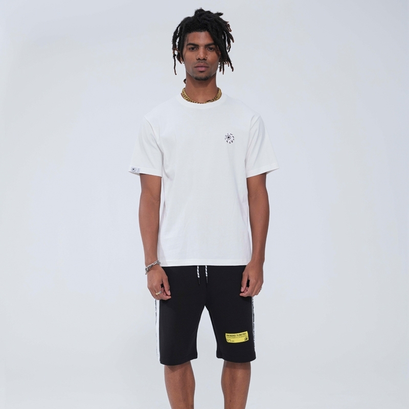 BASIC KEEP WATCH TEE WH (BASIC FIT)