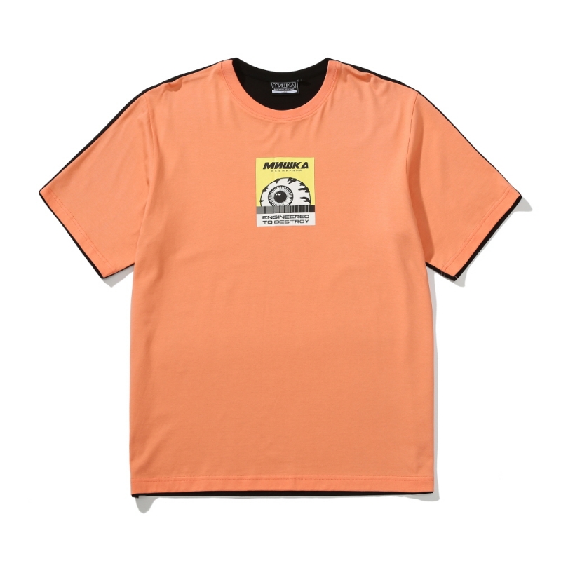 KEEP WATCH BI-COLOR TEE OR (LOOSE FIT)