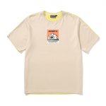 KEEP WATCH BI-COLOR TEE SND (LOOSE FIT)