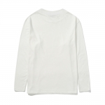 KEEP WATCH MOCK-NECK L/S TEE WH (LOOSE FIT)