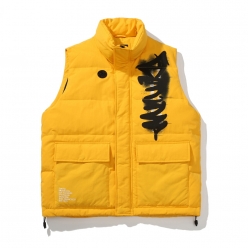 GRAFFITI DOWN VEST BR (LOOSE FIT)