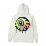 KEEP WATCH LAYERED HOODIE WH (LOOSE FIT)