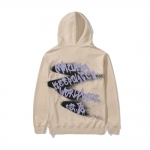 SPRAY-PAINT GRAFFITI HOODIE WH (LOOSE FIT)