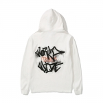 GRAFFITI BEARMOP HOODIE WH (BASIC FIT)