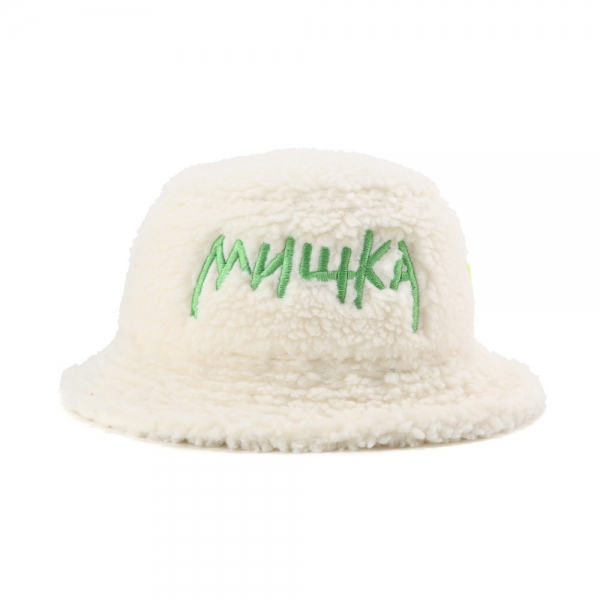 MISHKA SHERPA FLEECE BUCKET HAT WH