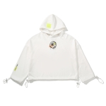 W KEEP WATCH SPRAY HOODIE WH