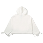 W KEEP WATCH SPRAY HOODIE WH