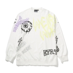 GRAFFITI CREWNECK WH