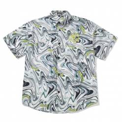 OIL FILM PATTERN S/S SHIRT