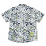 OIL FILM PATTERN S/S SHIRT