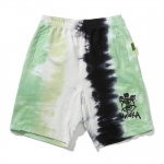 BEARMOP TIE-DYE SHORTS GR